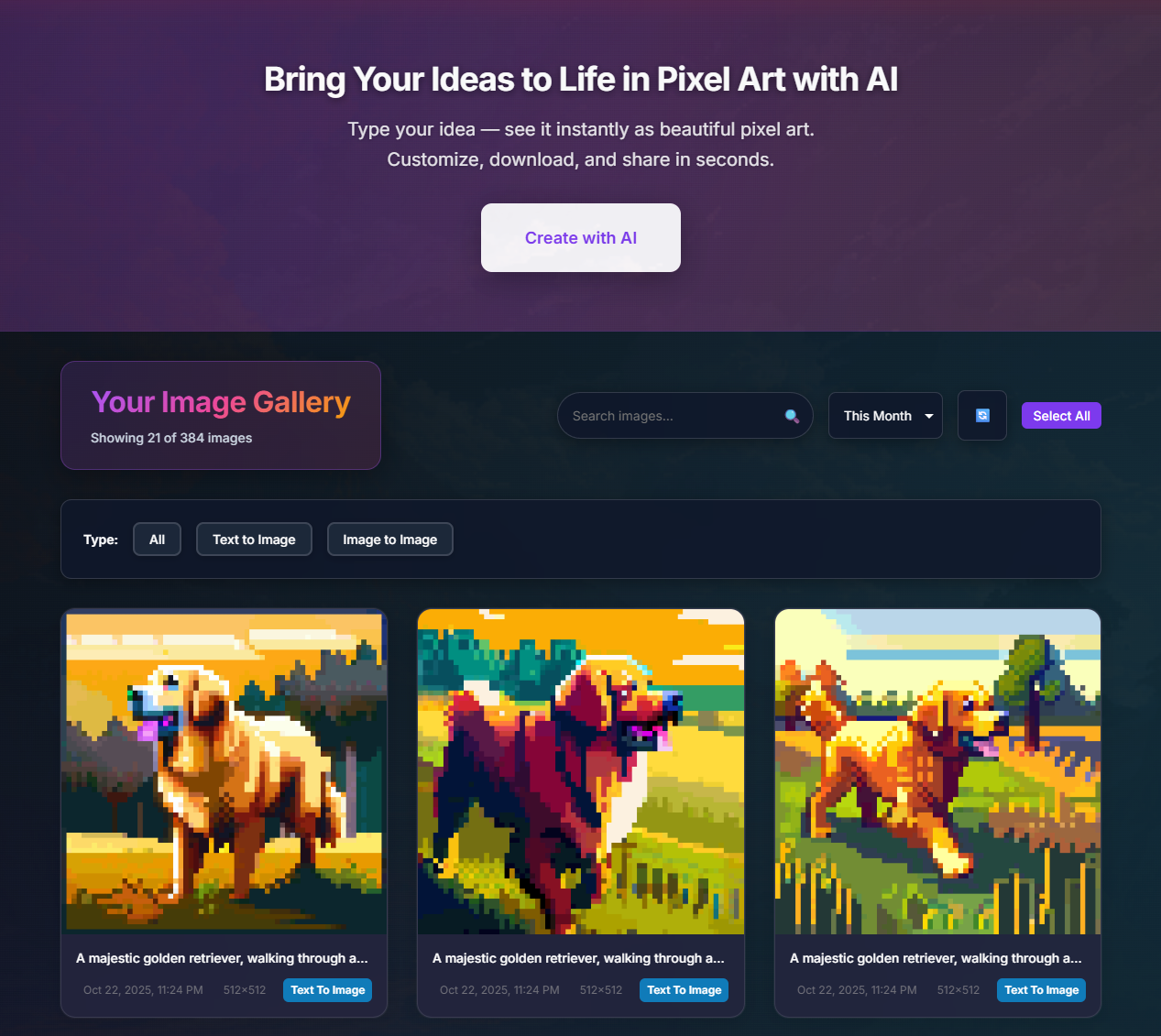 Pixel Art AI Generator